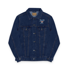 Load image into Gallery viewer, Stylish Unisex Embroidered Denim Jacket, Casual Fashion, Streetwear Staple, Perfect for Spring and Fall, Unique Gift Idea